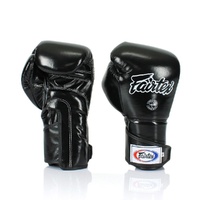 FAIRTEX - Angular Full Wrist Closure Sparring Gloves (BGV6) - Black/14oz
