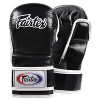 FAIRTEX - Double Wrist Wrap Closure MMA Sparrring Gloves (FGV15) - Blue/Extra Large 