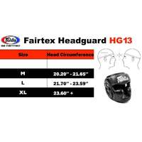 FAIRTEX - Diagonal Vision Sparring Headguard/Lace Up (HG16M2) - Medium