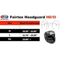 FAIRTEX - Diagonal Vision Sparring Headguard/Lace Up (HG16M2) - Extra Large