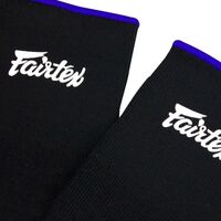 FAIRTEX - Ankle Support Guards (AS1) - Black W/Blue Piping