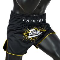 FAIRTEX - "Focus" Black Muay Thai Shorts (BS1903) - Extra Small
