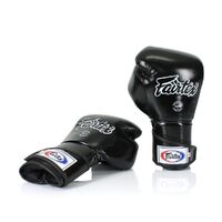 FAIRTEX - Angular Full Wrist Closure Sparring Gloves (BGV6) - Black/14oz