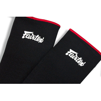 FAIRTEX - Ankle Support Guards (AS1) - Black W/Blue Piping