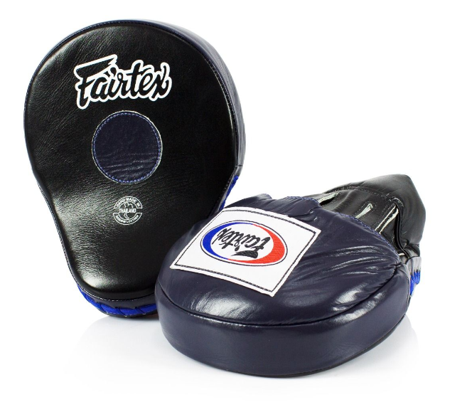 FAIRTEX - Curved Focus Mitts (FMV9) - Black/Blue
