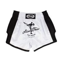FAIRTEX White Slim Cut Muay Thai Boxing Shorts (BS1707)