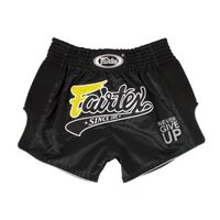 FAIRTEX Black Slim Cut Muay Thai Boxing Shorts (BS1708)