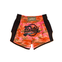 FAIRTEX - Orange Camo Slim Cut Muay Thai Boxing Shorts (BS1711)