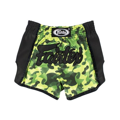 FAIRTEX Green Camo Slim Cut Muay Thai Boxing Shorts (BS1710) - Small