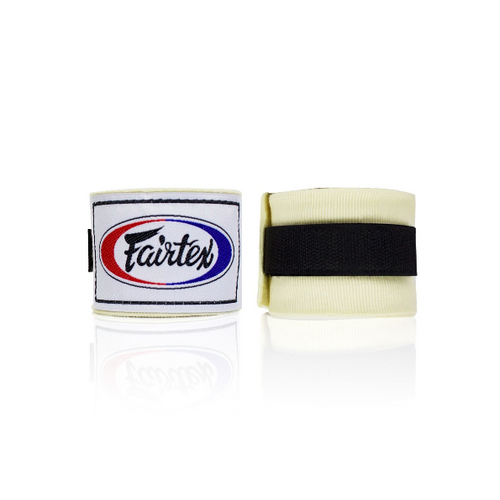 FAIRTEX - Elasticised Hand Wraps (HW2) - 180inch/450cm - Cream 