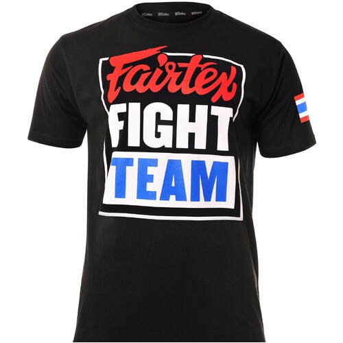 FAIRTEX - T Shirt - Fight Team - BLACK/BLUE (TST51) - Small