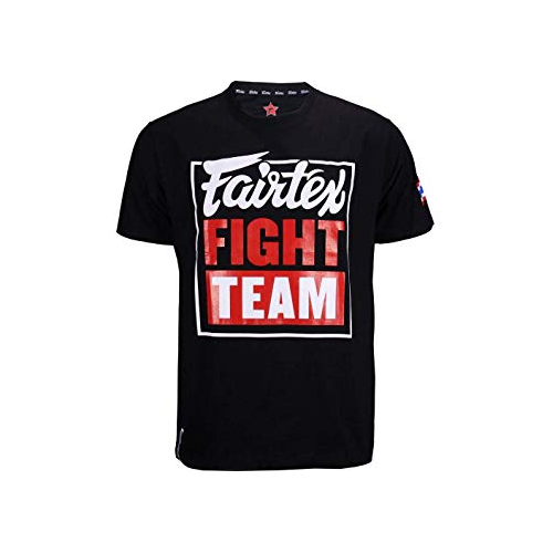FAIRTEX - T Shirt - Fight Team - BLACK/RED (TST51) - Small 
